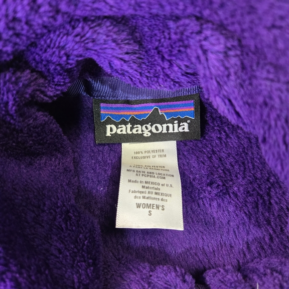 Patagonia Jacket Womens Size Small Purple Fleece Re Tool Zip Up Vest Winter - Picture 2 of 5